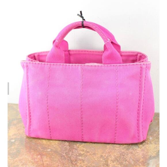 EUC- PRADA CANAPA BAG WITH STRAP - Picture 4 of 8